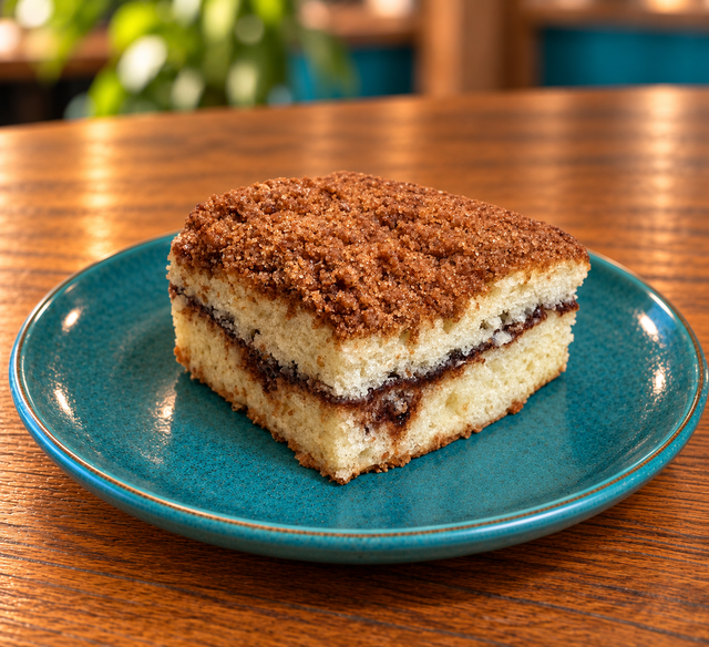 Cinnamon Crumb Coffee Cake.