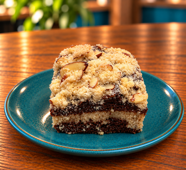 Chocolate Almond Coffee Cake