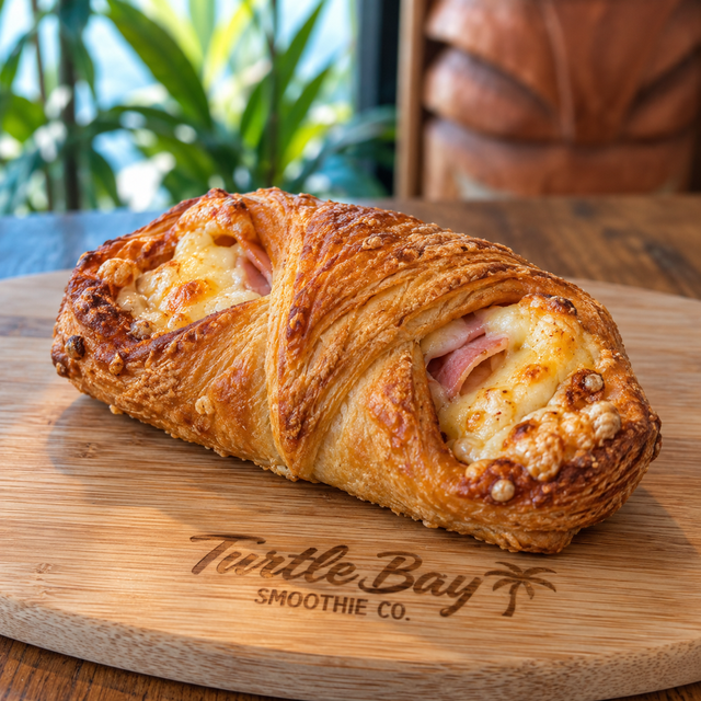 New! Smoked Ham & Swiss Pastry Pocket.