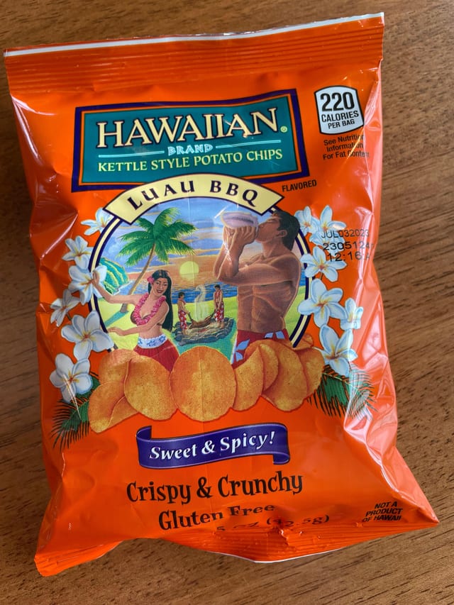 Hawaiian - Luau BBQ chips.
