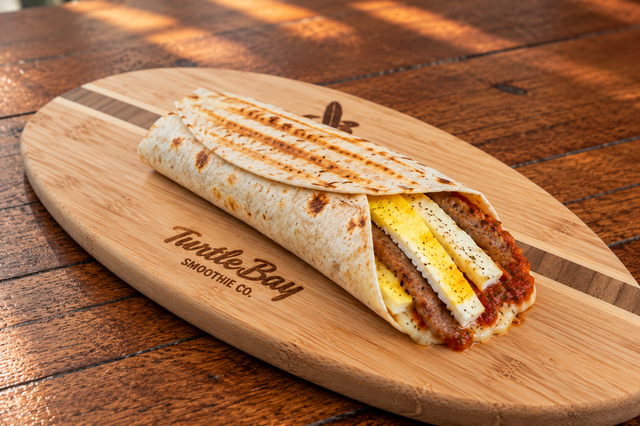Sausage Surfer Breakfast Burrito